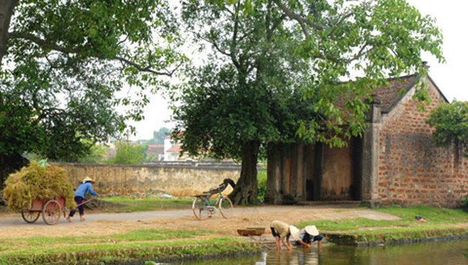 Nét quê, ngoại thành Hà Nội.