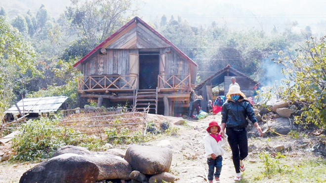 Căn nhà mới của Mí Luân.