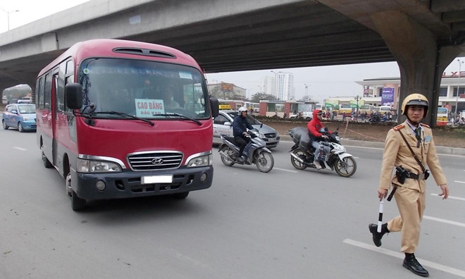 Thay vì đường vành đai 3, sắp tới xe khách liên tỉnh chạy qua Hà Nội sẽ phải chạy ra các tuyến đường ngoại thành. Ảnh: Anh Trọng