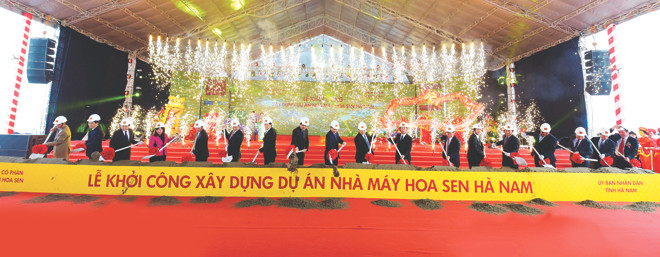 Tập đoàn Hoa Sen “tiến quân” ra Bắc bằng dự án 3.000 tỷ đồng