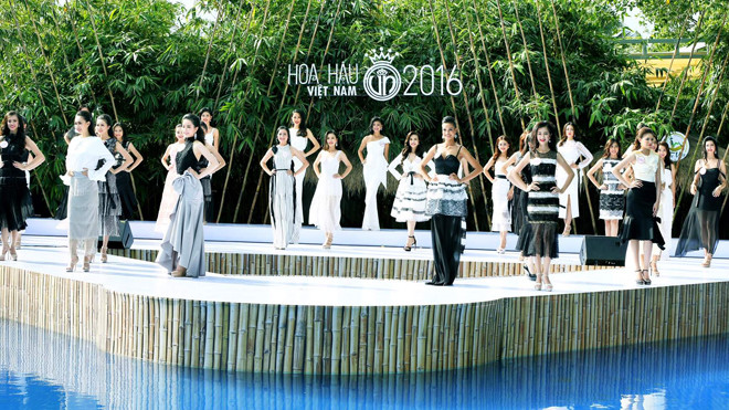 Hấp dẫn những màn khởi động Hoa hậu Việt Nam 2016. Ảnh: Hồng Vĩnh.