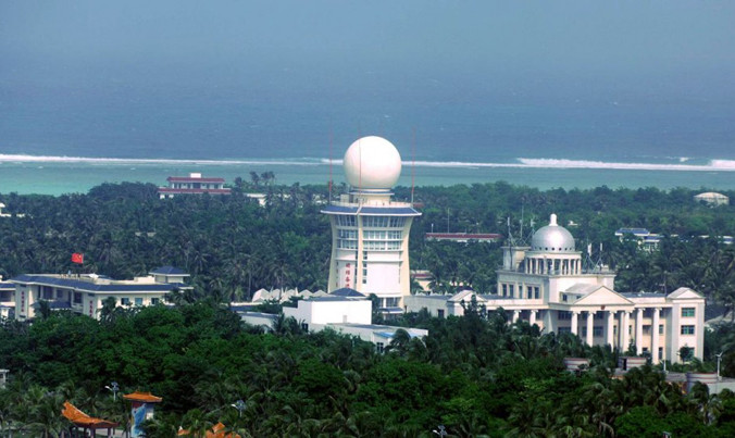 Trung Quốc đã xây dựng trái phép nhiều cơ sở dân sự và quân sự trên đảo Phú Lâm thuộc quần đảo Hoàng Sa của Việt Nam. Ảnh: Getty Images