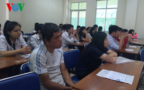 Thí sinh Đoàn Gia Hùng. Ảnh VOV