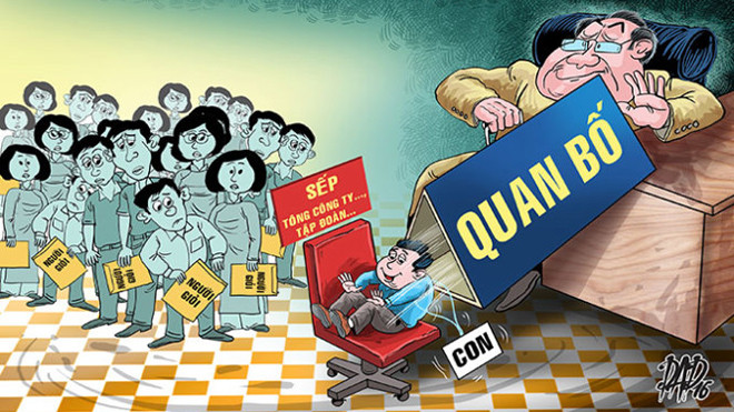 Làm sao dẹp nạn “con ông cháu cha”? Tranh minh họa: Tuổi Trẻ