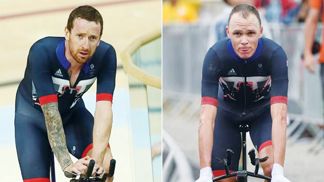 Hai cua-rơ lừng danh người Anh Bradley Wiggins và Chris Froome bị tin tặc Nga công bố hồ sơ y tế cá nhân