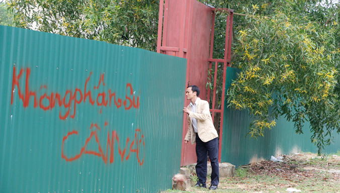 Một khu đất cấp cho dự án xây khu nghỉ dưỡng bị bỏ hoang nhiều năm. Ảnh: H.T