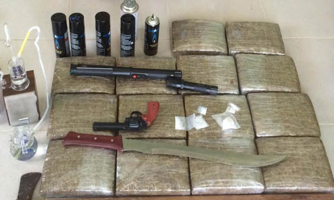 Tang vật của một vụ mua, bán trái phép chất ma túy do Bộ Công an triệt phá.