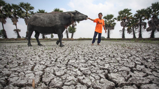 Thái Lan dự kiến hút 47 triệu m3 nước từ sông Mekong trong 3 tháng đầu năm nay để tưới cho đồng ruộng đang bị hạn nặng. Ảnh: The Nation