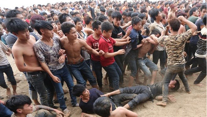 Cướp phết Hiền Quan (Tam Nông, Phú Thọ). Ảnh: L.Đ