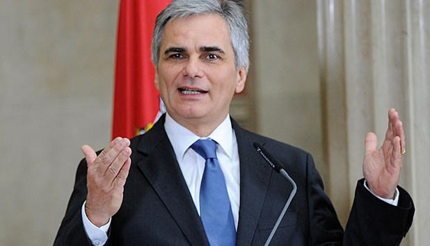 Thủ tướng Áo Werner Faymann.