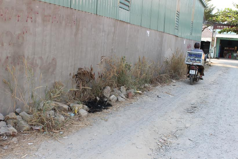 Hiện trường nơi anh Khoa bị đánh tử vong. Ảnh: Báo Đồng Nai