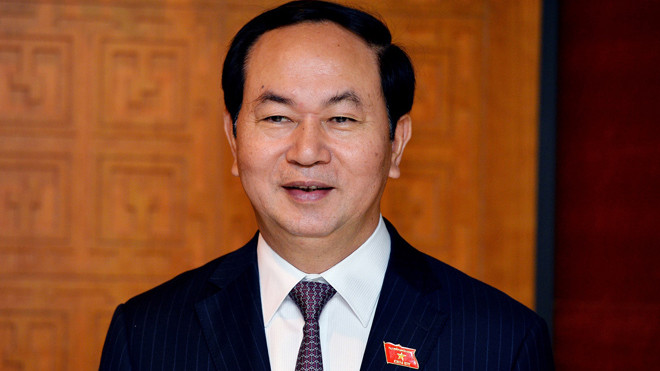 Chủ tịch nước Trần Đại Quang.