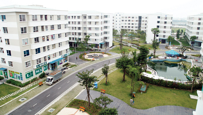 Nhà ở xã hội tại Khu đô thị Ðặng Xá (Gia Lâm - Hà Nội)