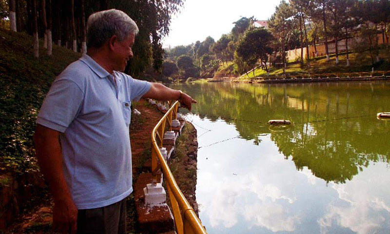 Ông Điềm chỉ nơi giải cứu người tự tử.