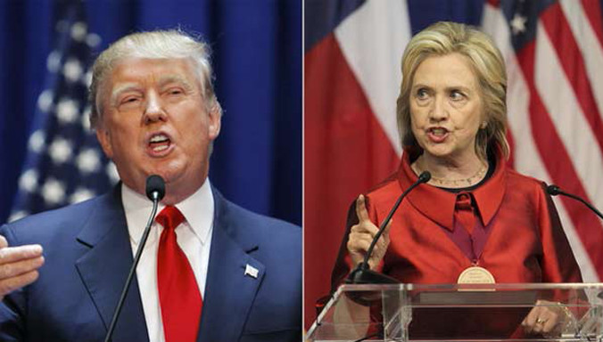 Donald Trump chống Hillary Clinton