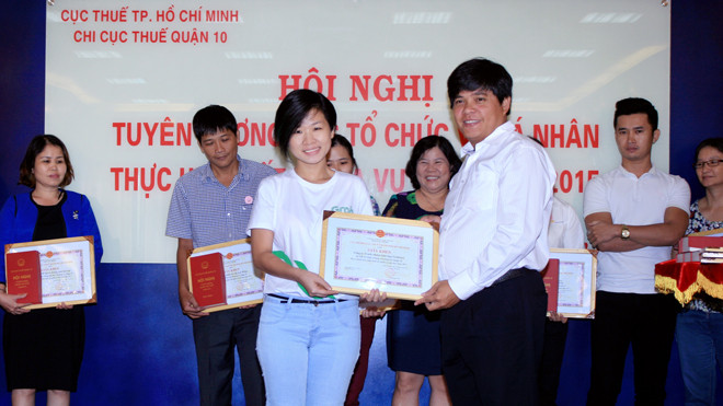 Grab được tuyên dương vì có thành tích làm tốt công tác thuế.