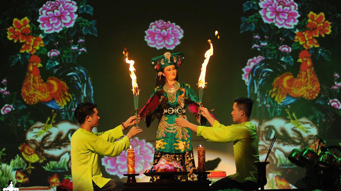 Một màn trình diễn Tứ phủ. Ảnh: Viet Theatre