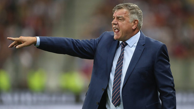 HLV Sam Allardyce nhiều khả năng sẽ phải sớm chia tay chiếc ghế HLV tuyển Anh. Ảnh Getty Images