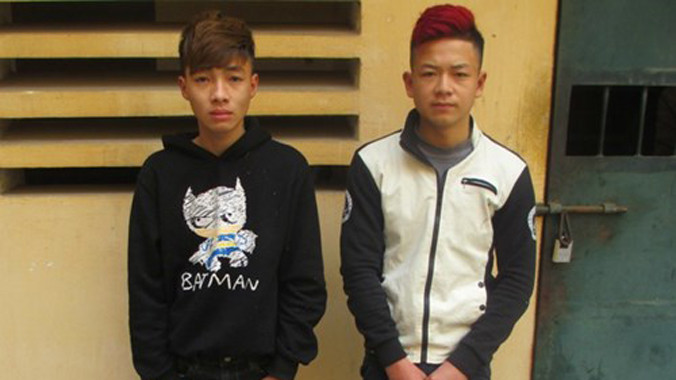 Từ trái qua: Tuấn và Chiến