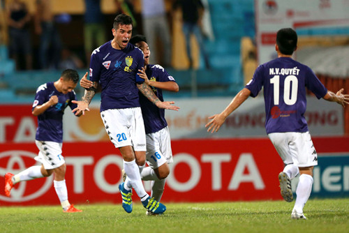 Đội Hà Nội T&T. Ảnh: Vnexpress