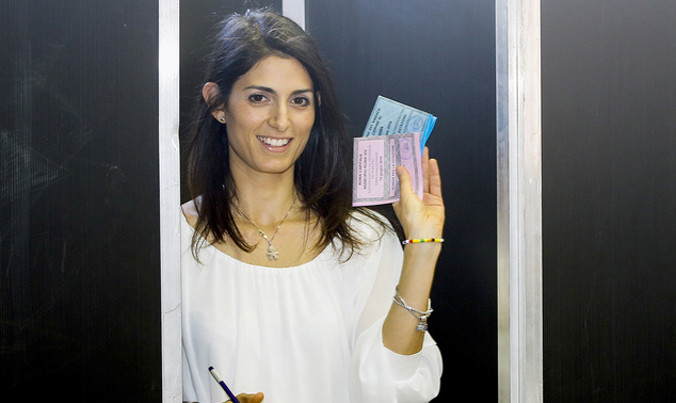 Luật sư Virginia Raggi - nữ thị trưởng đầu tiên của Rome. Ảnh: Getty Images