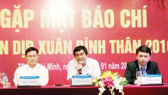 VFF gặp mặt báo chí đầu năm. Ảnh: T.VŨ