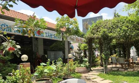 Quán cà phê "Xin Chào". Ảnh: Dân Trí