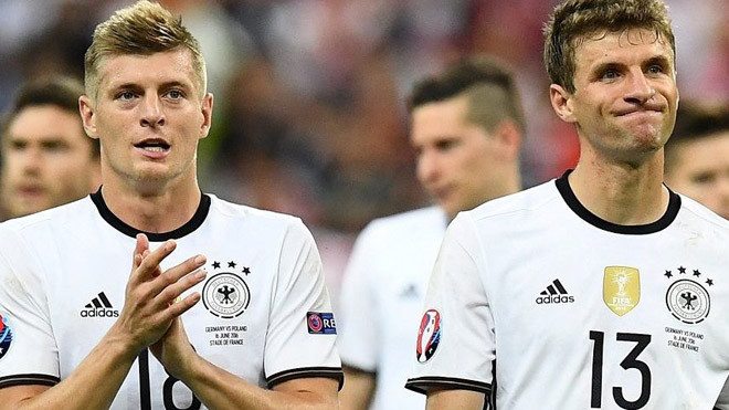 Các chân sút xuất sắc của Đức như Thomas Muller (phải) sẽ tìm lại được bản năng ghi bàn ở vòng knock-out? Ảnh: GETTY IMAGES