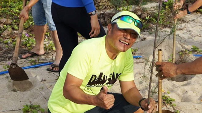 Ông Bảo Hòa hai lần làm đơn xin thành phố được trồng cây bảo vệ bờ biển Đà Nẵng