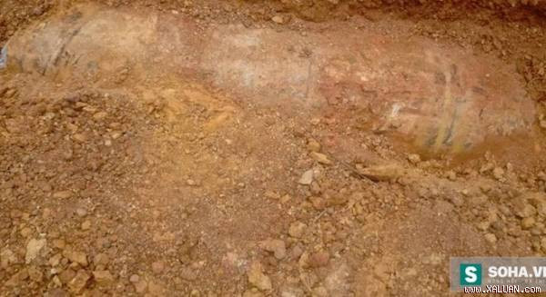 Phát hiện quả bom 250kg khi đào móng nhà