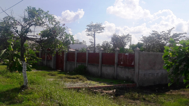 Một trong những khu vườn ông Trần Hoàng Duyên mà người dân gọi là “Vườn thượng uyển Bí thư”.