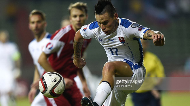 Marek Hamsik sẽ dẫn dắt đồng đội gây bất ngờ trước Tam Sư? Ảnh: GETTY IMAGES