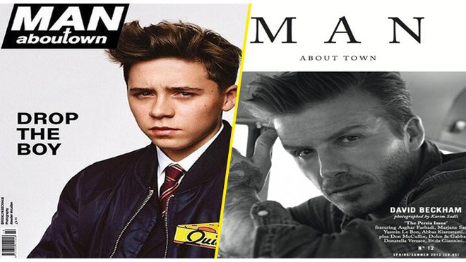 Brooklyn cũng đắt show quảng cáo giống như ông bố David Beckham