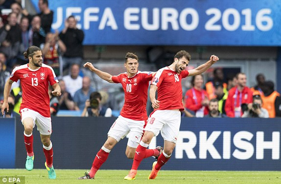 Các cầu thủ Thụy Sĩ