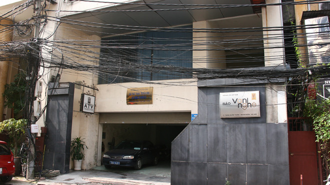 Trụ sở báo Văn Nghệ. Ảnh: Hồng Diệu