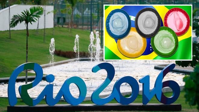 Các VĐV tới Brazil tham dự Olympic được phát tới 450.000 bao cao su để sử dụng