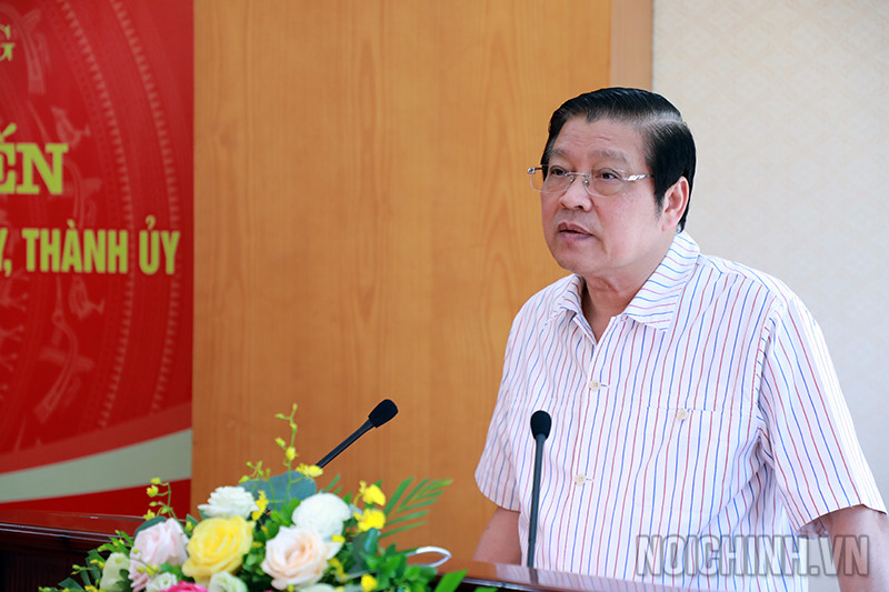 Ông Phan Đình Trạc, Trưởng Ban Nội chính Trung ương. Ảnh: Nội chính