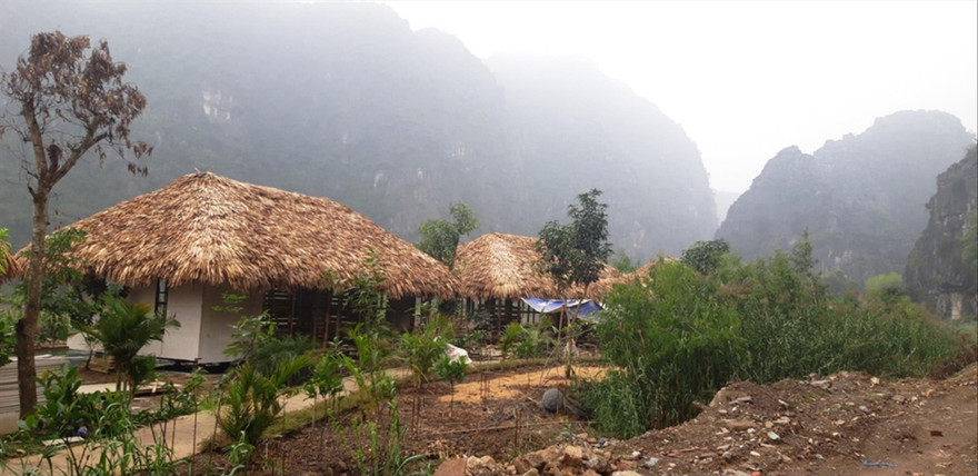 Công trình vi phạm vùng lõi danh thắng Tràng An tại thôn Khả Lương