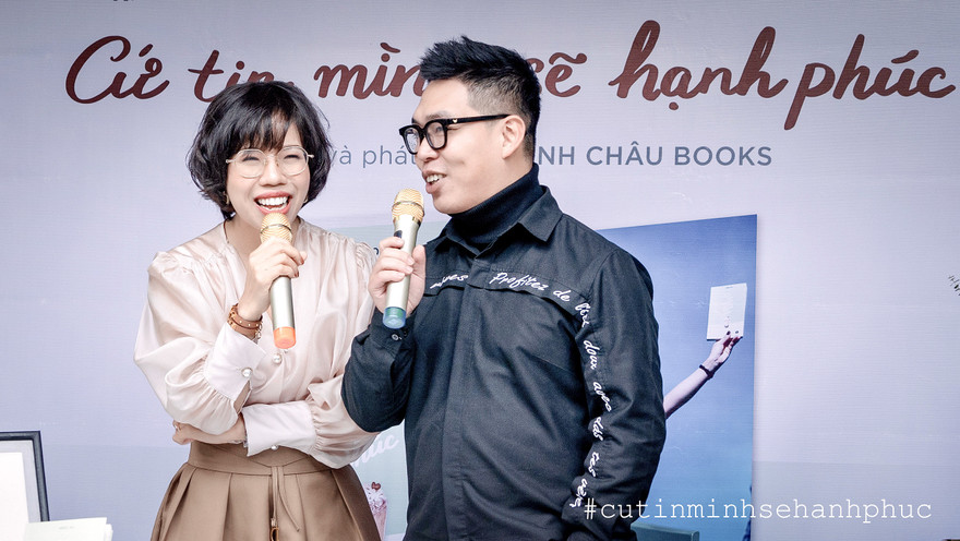 Mèo Xù Thắm Nguyễn trong buổi ra mắt sách cuối năm 2019 