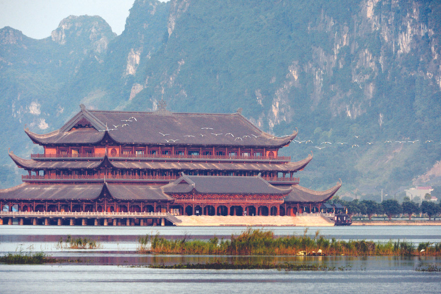 Một góc chùa Tam Chúc