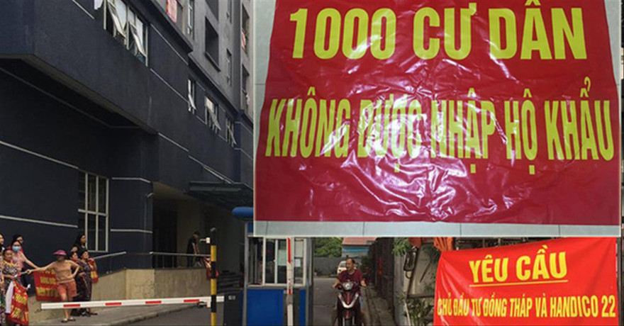 Dự án 129 D Trương Định (Hai Bà Trưng, Hà Nội) bàn giao nhà 3 năm nhưng người dân không được chuyển khẩu, thường trú