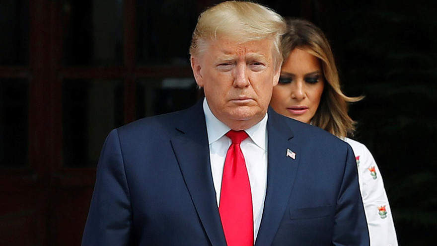 Năm nay ông Trump 74 tuổi, bà Melania 50 tuổi 