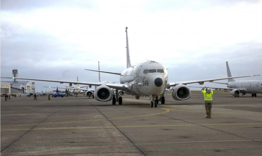 Máy bay tuần thám biển P-8A Poseidon của hải quân Mỹ ảnh: AP