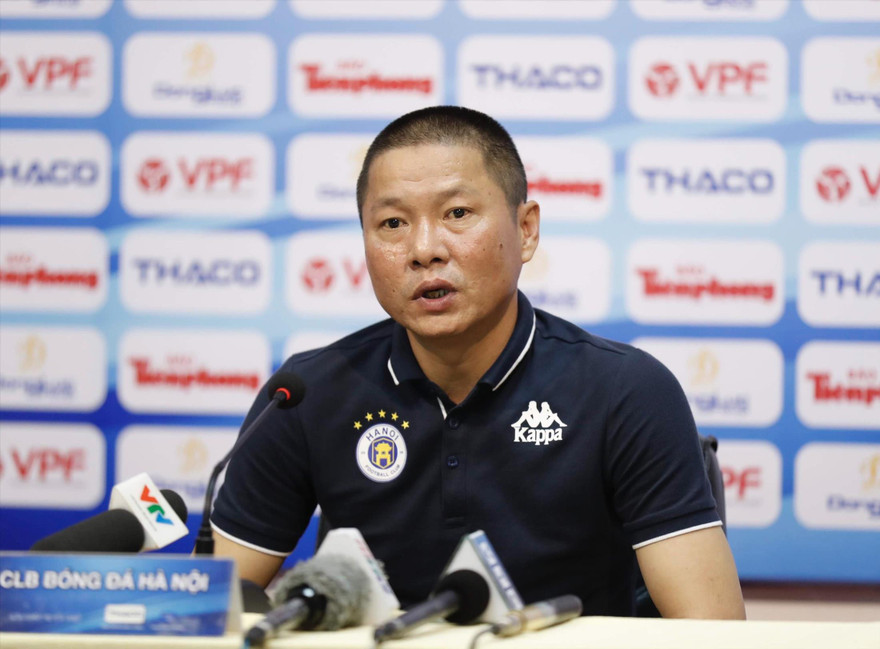 HLV Chu Đình Nghiêm có thể không được chỉ đạo CLB Hà Nội ở trận cuối cùng mùa giải ảnh: NHƯ Ý 