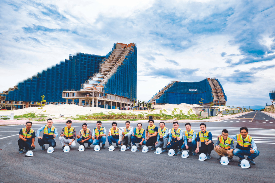 Dự án The Arena (Cam Ranh - Khánh Hòa) gấp rút thi công hoàn thiện cho khách hàng