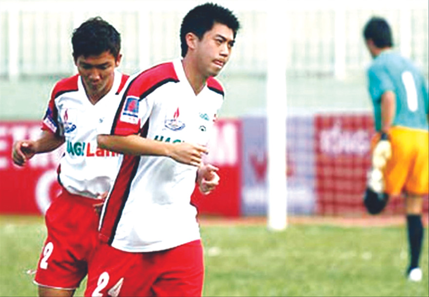 Lee Nguyễn thời còn khoác áo HAGL ở V-League 
