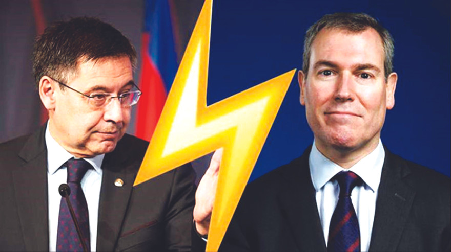 Ông Rousaud (phải) tố cáo chủ tịch Bartomeu tham nhũng 