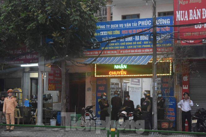 Công an khám xét trụ sở Công ty Phúc Cường tại TP Thái Bình do Nguyễn Văn Cường làm giám đốc