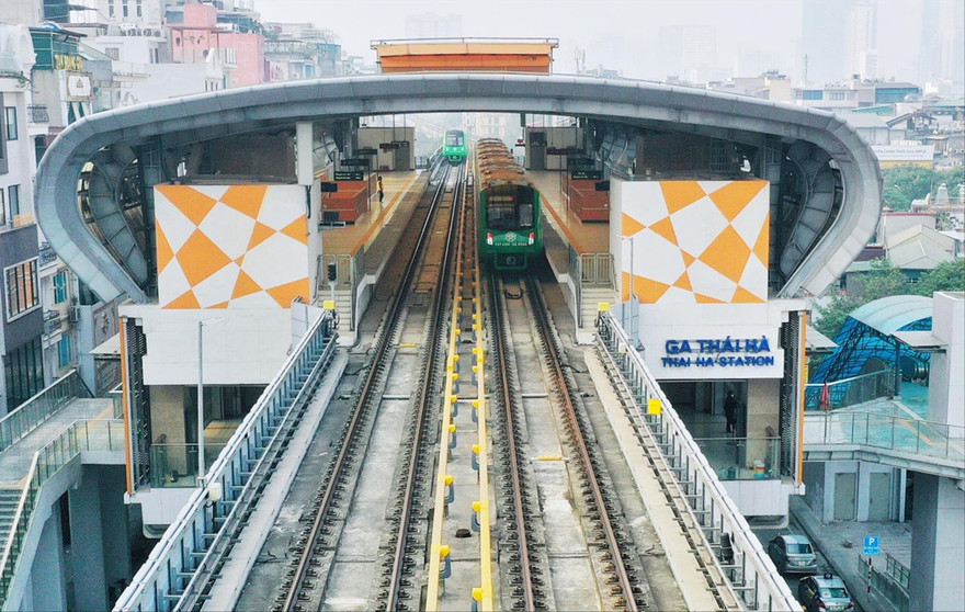 Tàu Cát Linh – Hà Đông chạy thử nghiệm những ngày quaẢnh: Như Ý