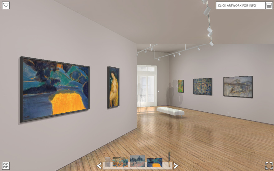 Chỉ cần vài thao tác trên máy tính hoặc điện thoại, người xem có thể thưởng lãm triển lãm “Gạn” ngay bất cứ đâu